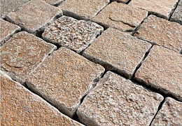 Брусчатка RKS Slate Belgian Yellow 100х100 мм