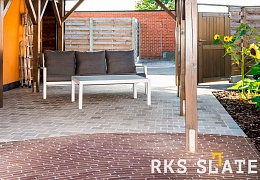 Брусчатка RKS Slate Belgian Grey 200х100 мм