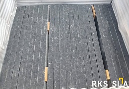 Бордюр (поребрик) из камня, Belgian Black, колотый, 50х1000 мм