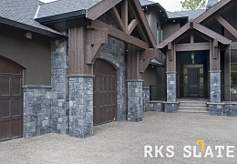 Облицовочный камень RKS SLATE Greenwich Gray Castle