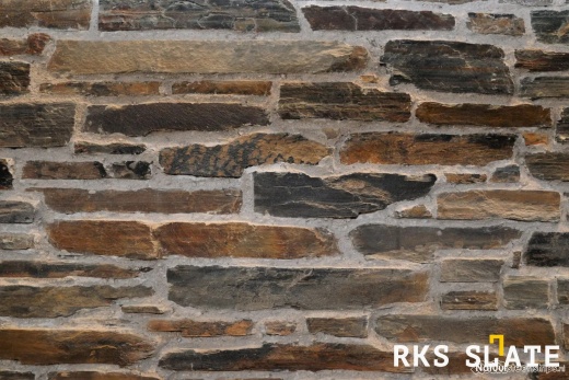 Натуральный камень для фасада RKS SLATE Cedar Slate Strips