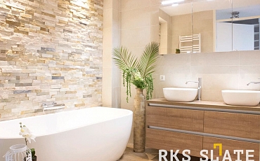 Натуральный камень в ванной комнате: эстетика SPA-зоны