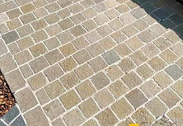 Брусчатка RKS Slate Belgian Yellow 100х100 мм
