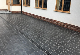 Брусчатка RKS Slate Belgian Black 100х100 мм