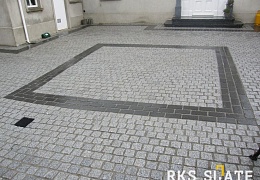 Брусчатка RKS Slate Belgian Black 200х100 мм