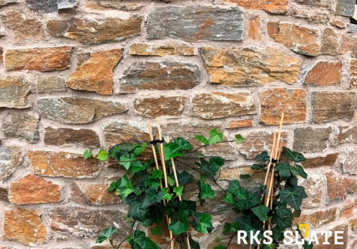 Натуральный камень для фасада RKS SLATE Beige Quartz Strips
