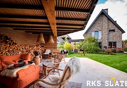 Облицовочный камень RKS SLATE Beige Quartz Strips