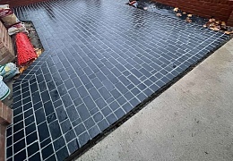 Брусчатка RKS Slate Belgian Black 200х100 мм