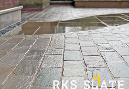 Брусчатка RKS Slate Belgian Grey 200х100 мм