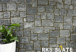 Облицовочный камень RKS SLATE Midnight Black Temple