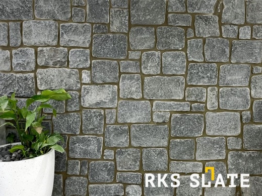 Камень для цоколя RKS SLATE Midnight Black Temple