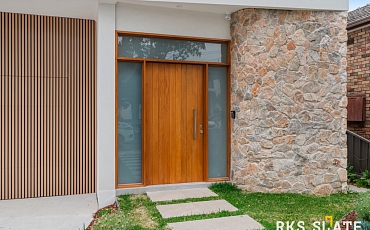 Облицовочный камень RKS SLATE Beige Quartz Loose: Идеальный выбор для вашего фасада!